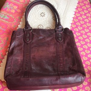 Frye Satchel -Magnetic Closure